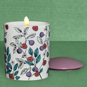 L'or de Seraphine La Pietra 17oz Fig Leaf and Cedarwood Scented Candle
